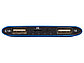 Портативное зарядное устройство Мун с 2-мя USB-портами, 4400 mAh, синий, фото 5