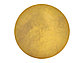 Значок металлический Круг, золотистый, фото 5