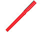 Ручка пластиковая шариковая трехгранная Nook с подставкой для телефона в колпачке, красный/белый, фото 3
