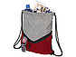 Спортивный рюкзак-мешок, серый/красный, фото 3