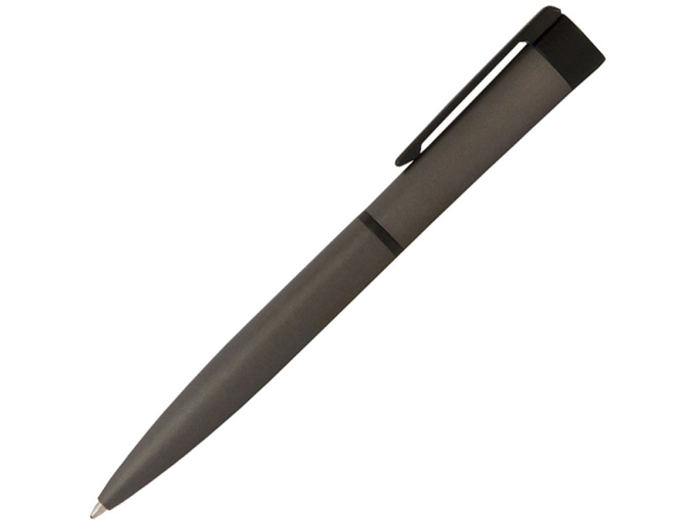 Ручка шариковая Pierre Cardin ACTUEL c поворотным механизмом, серый/черный - фото 1 - id-p69356413