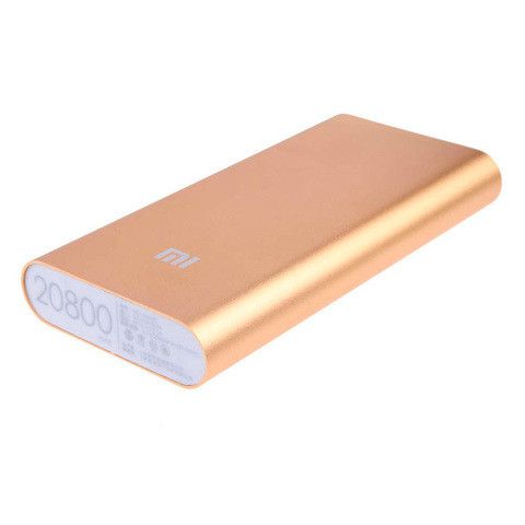 Зарядное устройство портативное Power Bank XIAOMI {10400, 20800 mAh} (Золото / 10400 мА/ч) - фото 4 - id-p69364998