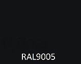 Профнастил Н35 оцинкованный с полимерным покрытием МАТ RAL9005, фото 2
