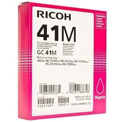LE Картридж для гелевого принтера большой емкости GC41M пурпурный для Ricoh Aficio 3110DN/DNw/SFNw/3100SNw/710