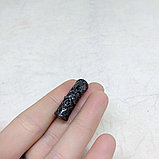 Бусина Трубочка с фианитами, 28х8мм, фото 5