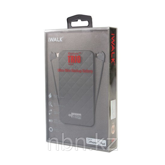 Портативное зарядное устройство iWalk Extreme TRIO 6000 Чёрный - фото 3 - id-p69386140
