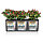 Кашпо цветочное с автополивом LECHUZA TRIO cottage 40 - 42*44*130 см мокка, фото 4