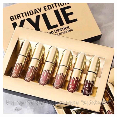 Набор помады Kylie Birthday Edition (6 цветов), фото 2
