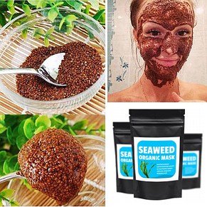 Коллагеновая маска из семян морских водорослей Seaweed Organic Mask, фото 2