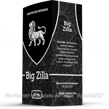 Big Zilla капли для потенции, фото 2