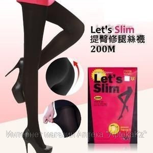 Утягивающие корейские колготки Let’s Slim 200 D (антиварикозные), фото 2