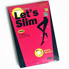 Утягивающие корейские колготки Let’s Slim 200 D (антиварикозные), фото 3