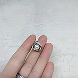 Навеска Морская раковина с жемчужиной, на бэйле, 13х10х8мм, фото 2