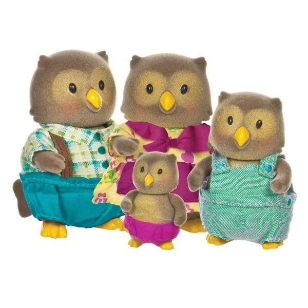 Li'l Woodzeez Набор фигурок Семья Сов