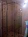 Душевая стеклянная  перегородка с распашной дверью на заказ, фото 4