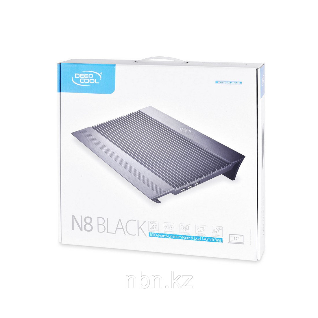 Охлаждающая подставка для ноутбука Deepcool N8 Black 17" - фото 3 - id-p69396606