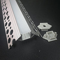 Алюминиевый профиль под шпаклевку на внешний угол 12 мм