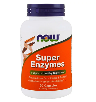 Now Foods, Супер Энзимы (Super Enzymes), 90 капсул