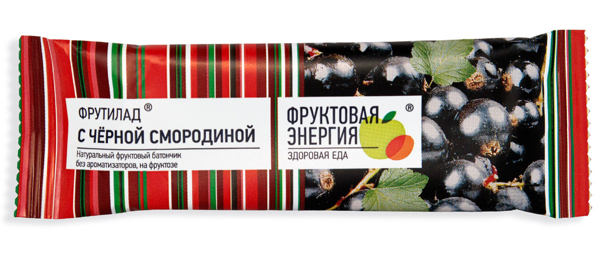 Батончик фруктовый с черной смородиной