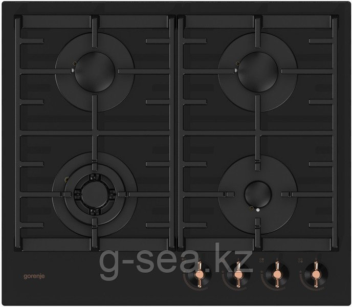 Встр.поверхность газовая Gorenje GTW6INB, черный руст.