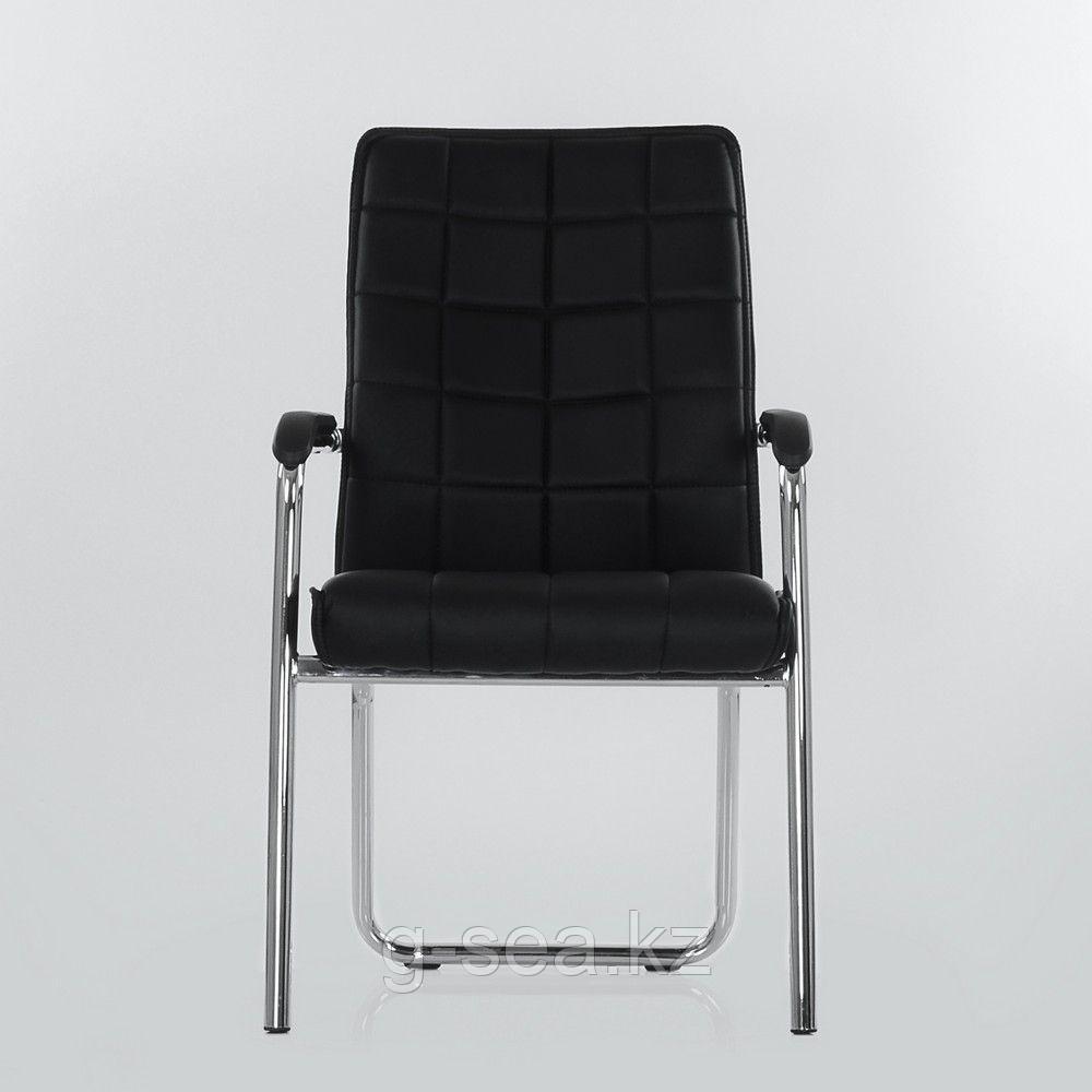 Кресло Barneo K-14 для посетителей и переговорных, черный - фото 2 - id-p69418067