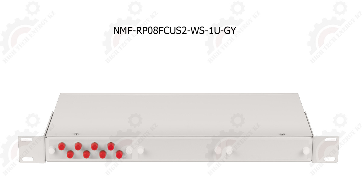 Оптический кросс 19", 1U, укомплектованный на 8 портов FC/UPC - фото 1 - id-p69422776