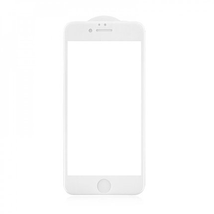 Защитное стекло 3D A-Case Apple iPhone 7 Plus, iPhone 8 Plus Окантовка White, фото 2
