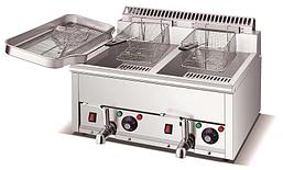 Фритюрница электрическая 12+12 литров для курицы и фри.