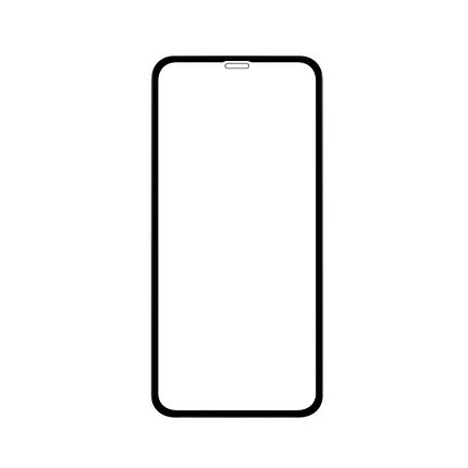 Защитное стекло 3D A-Case Apple iphone xs, iphone 10s, Окантовка Black, фото 2