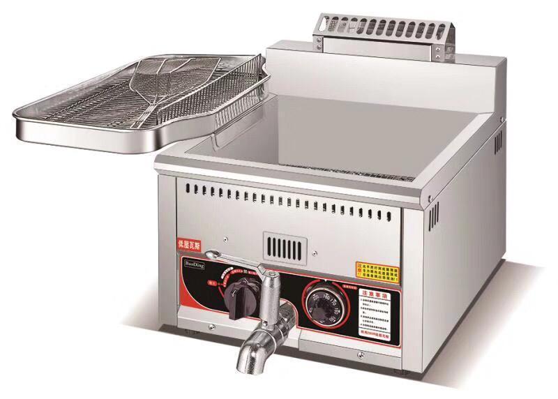 Фритюрница 17 литров для фри и курицы. Мощная газовая