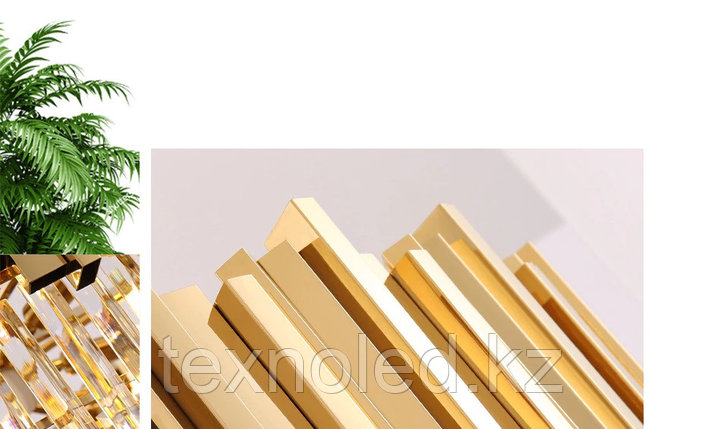Люстра Gold light ellipse, фото 3