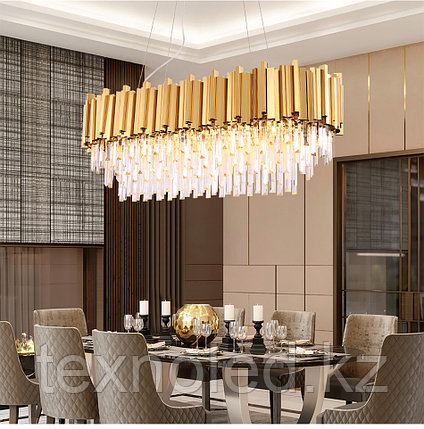 Люстра Gold light ellipse, фото 1