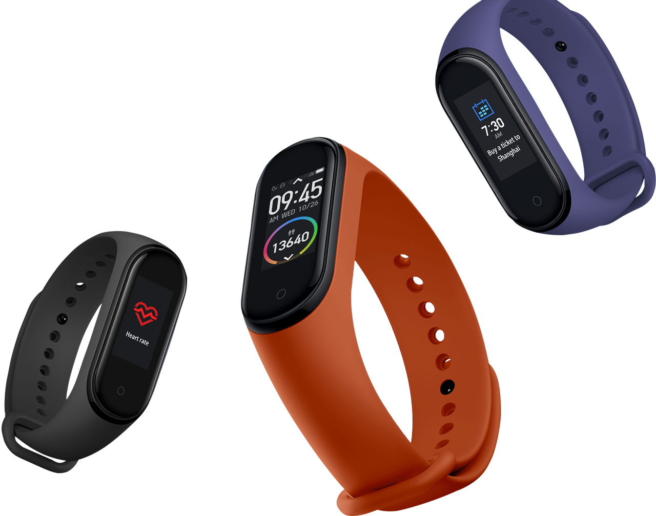 Xiaomi Mi Band 4 Оригинальный фитнес браслет, трекер активности, пульсометр, шагомер, ксиоми бэнд 4 четыре - фото 1 - id-p69451685