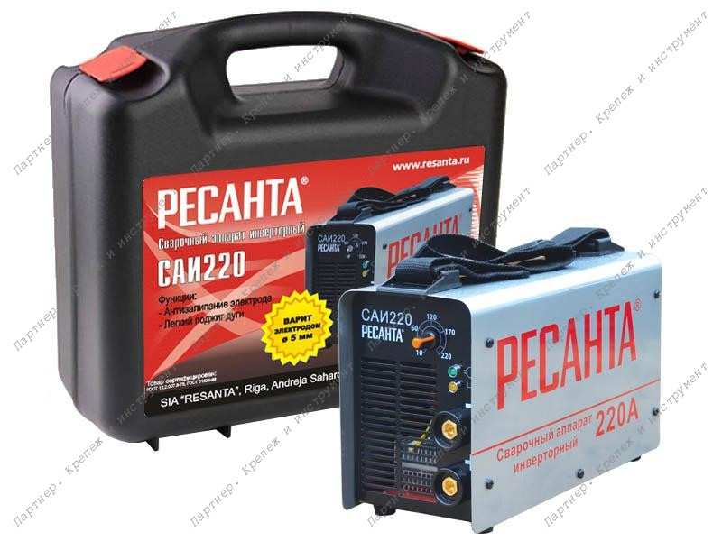 Сварочный аппарат инверторный САИ 220 в кейсе