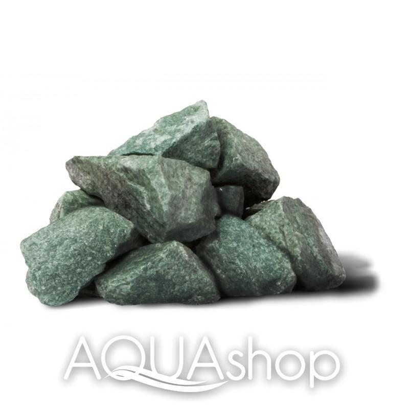 Жадеит камни для печи колотый средний (7-12 см.) 10 кг(ведро)