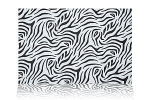 Кожаные панели 2D ЭЛЕГАНТ, Zebra, 1200х2700 мм