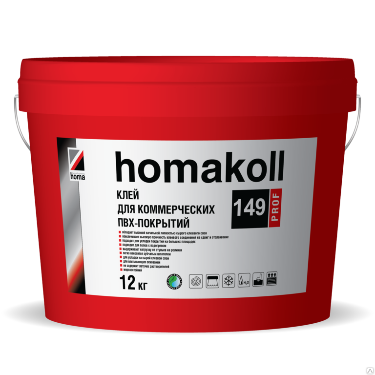Клей водно-дисперсионный Homakoll 149 Prof, упаковка 12 кг - фото 1 - id-p69461285