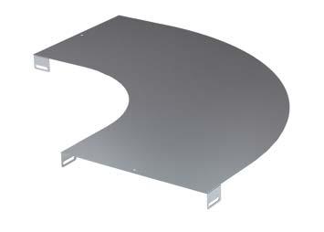 Крышка на угол горизонтальный 90 градусов, осн.200, R=600мм
