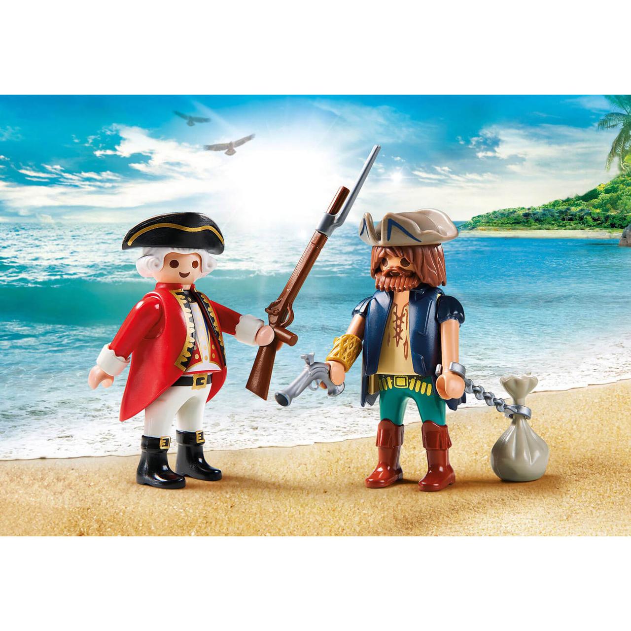 Конструктор Playmobil ДУО: Пират и солдат