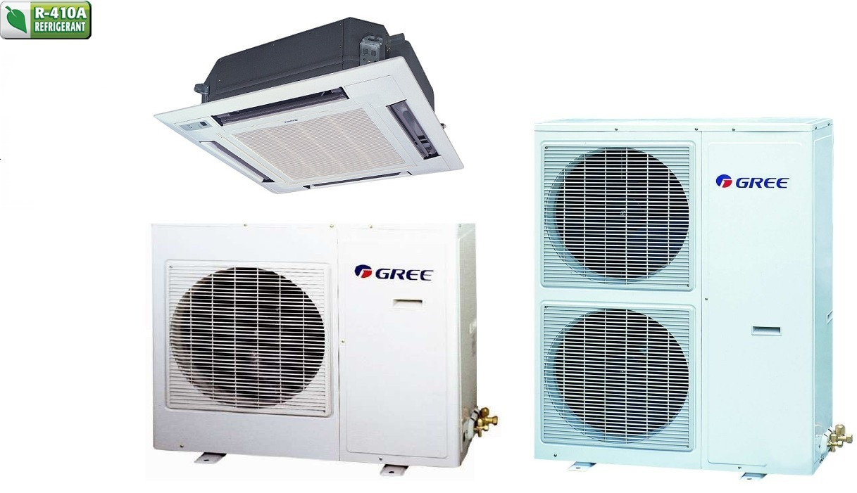Кондиционер кассетный GREE-24 R410A: GU71T/A1-K/GU71W/A1-K (без соединительной инсталляции)