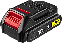 Аккумуляторная батарея 18 В, Li-Ion, 1.5 Ач, ЗУБР