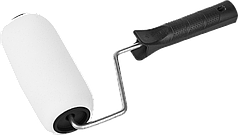 Валик малярный "ПОРОЛОН", 150 мм, d=62 мм, ручка d=6 мм, ЗУБР Стандарт