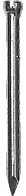 Мырышпен қапталған әрлеу шегелері, 40 х 1,8 мм, 95 дана, БИЗОН