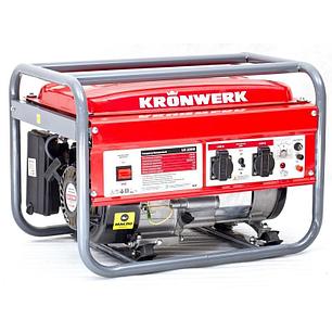Генератор бензиновый LK 3500,2,8 кВт, 220В, бак 15 л, ручной старт// Kronwerk, фото 2
