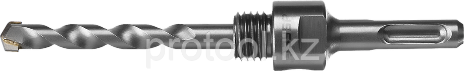 Державка ЗУБР "ПРОФИ" для коронки универсальной, твердосплавные резцы и центровочное сверло, d>22мм, SDS +,, фото 2