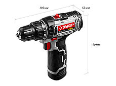 ДШЛ-121 дрель-шуруповерт в коробке, ЗУБР., фото 2