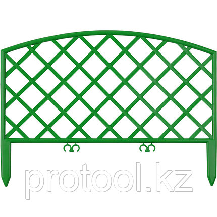 Забор декоративный GRINDA "ПЛЕТЕНЬ", 24x320см, зеленый, фото 2