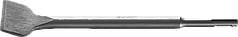 ЗУБР SDS-plus Зубило плоское изогнутое 40 x 250 мм