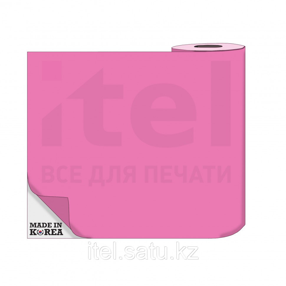 Термотрансферная пленка OS Flex (Флекс) 50см./50м./190mk Розовый цена за 1 метр - фото 1 - id-p69471086