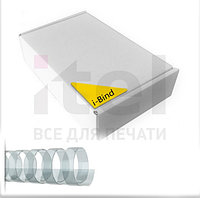 Пластиковые пружины для переплета (8 мм/45) прозрачные (100 шт в пач)